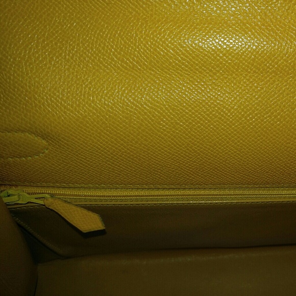 🔗SOLD🔗Hermès Kelly Bag- Jaune Courchevel, GHW - Picture 8 of 8